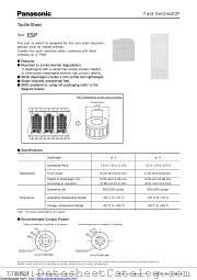 ESP datasheet pdf Panasonic