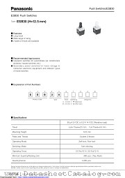 ESB30 datasheet pdf Panasonic