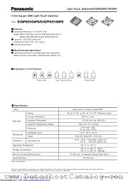 EVQP6 datasheet pdf Panasonic