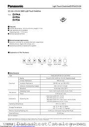 EVPAA datasheet pdf Panasonic