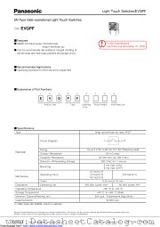 EVQPF datasheet pdf Panasonic