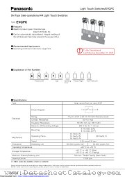 EVQPC datasheet pdf Panasonic