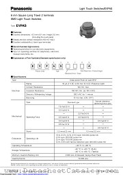 EVPAS datasheet pdf Panasonic