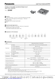 EVPAT datasheet pdf Panasonic