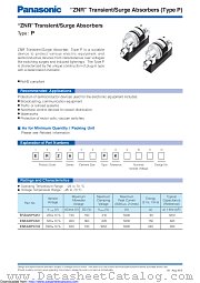 ERZA20PK501 datasheet pdf Panasonic
