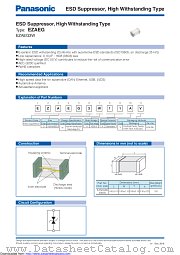 EZAEG3W11AV datasheet pdf Panasonic