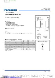 DA2J10800L datasheet pdf Panasonic