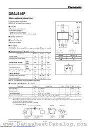 DB3J316F0L datasheet pdf Panasonic