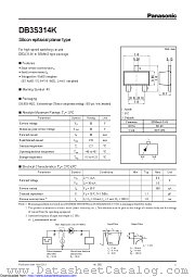 DB3S314K0L datasheet pdf Panasonic