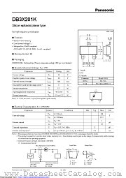 DB3X201K0L datasheet pdf Panasonic