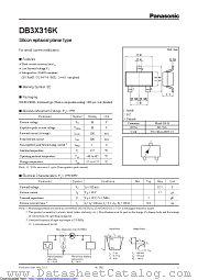 DB3X316K0L datasheet pdf Panasonic