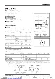DB3X316N0L datasheet pdf Panasonic