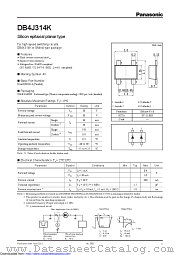 DB4J314K0R datasheet pdf Panasonic