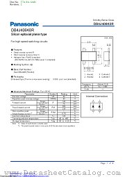 DB4J406K0R datasheet pdf Panasonic