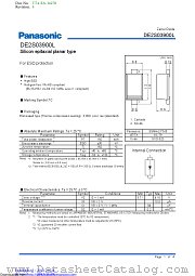 DE2S03900L datasheet pdf Panasonic