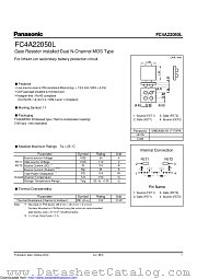 FC4A22050L datasheet pdf Panasonic