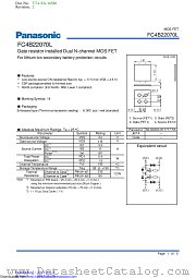 FC4B22070L datasheet pdf Panasonic