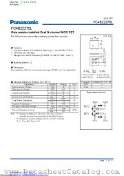 FC4B22270L datasheet pdf Panasonic