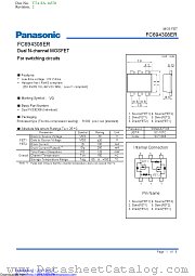 FC6943080R datasheet pdf Panasonic