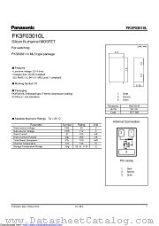 FK3F03010L datasheet pdf Panasonic