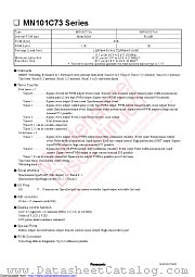 MN101CF73A datasheet pdf Panasonic