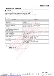 MN34031 datasheet pdf Panasonic