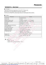 MN34041 datasheet pdf Panasonic