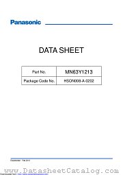 NFC-TAG-MN63Y1213_2020 datasheet pdf Panasonic