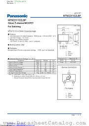 MTM231100LBF datasheet pdf Panasonic