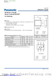 MTM761110LBF datasheet pdf Panasonic