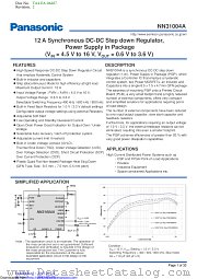 NN31004A datasheet pdf Panasonic