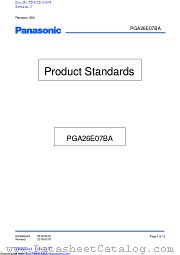 PGA26E07BA datasheet pdf Panasonic