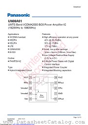 UN06A01 datasheet pdf Panasonic
