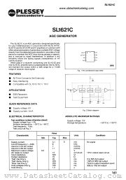 SL1621C datasheet pdf PLESSEY Semiconductors