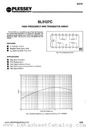 SL3127C datasheet pdf PLESSEY Semiconductors