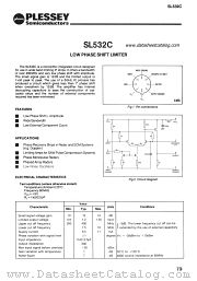 SL532C datasheet pdf PLESSEY Semiconductors