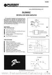 SL560C datasheet pdf PLESSEY Semiconductors
