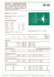 GD160 datasheet pdf RFT