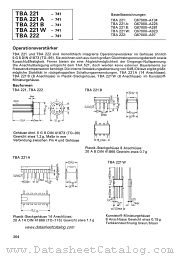 TBA221W datasheet pdf Siemens