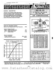 0510-10-2 datasheet pdf Acrian