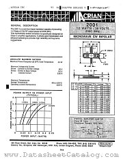 2001-2 datasheet pdf Acrian