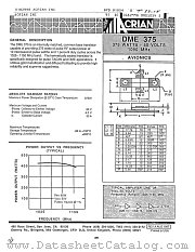 DME375 datasheet pdf Acrian