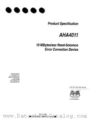 AHA4011B-040PJC datasheet pdf Advanced Hardware Architectures