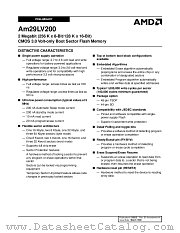 AM29LV200B-90REEB datasheet pdf Advanced Micro Devices