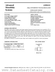 AMS112M1-3.5 datasheet pdf Advanced Monolithic Systems