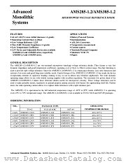 AMS285-1.2CL datasheet pdf Advanced Monolithic Systems