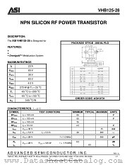 VHB128-28 datasheet pdf Advanced Semiconductor