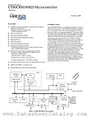 UT80CRH196KD-WCA datasheet pdf Aeroflex Circuit Technology