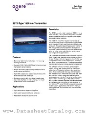3970-TYPE datasheet pdf Agere Systems