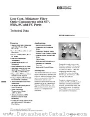 HFBR-1402T datasheet pdf Agilent (Hewlett-Packard)
